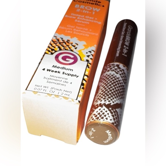 Grande Cosmetics GrandeBrow 2-in-1 Tinted Brow Gel Bundle of 2 Shade Medium - Picture 11 of 16